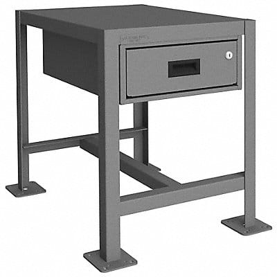Fixed Work Table Steel 24 W 18 D
