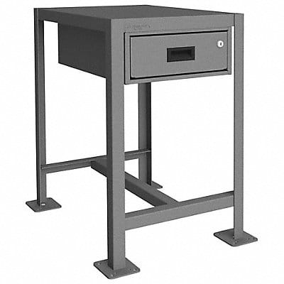 Fixed Work Table Steel 24 W 18 D