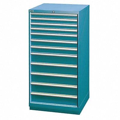 Mod Drwr Cab 59-1/2 H 12 Drwr Clssc Blue