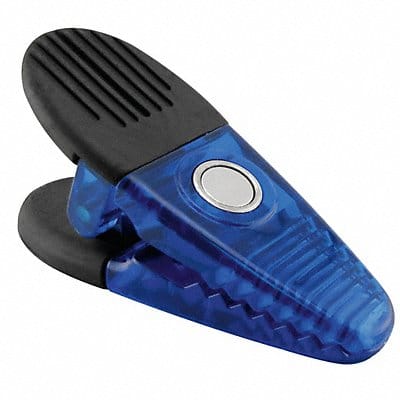Magnetic Plastic Clips Blue PK2