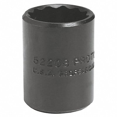 Socket Steel Blk Oxd 7/16 in