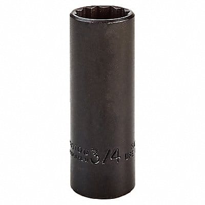 Socket Steel Blk Oxd 3/4 in