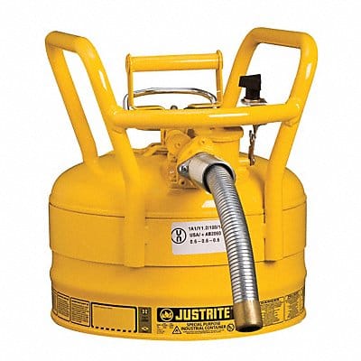Type II DOT Safety Can Yellow 12 in H