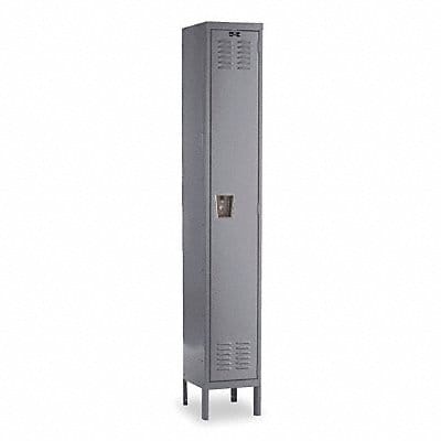 G3734 Wardrobe Locker Lvrd 1 Wide 1 Tier Gray
