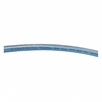 Tubing 4 IDx6mm OD 100 Ft Clear Blue