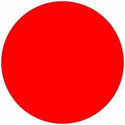 F8588 Inventory Control Label Red PK1000