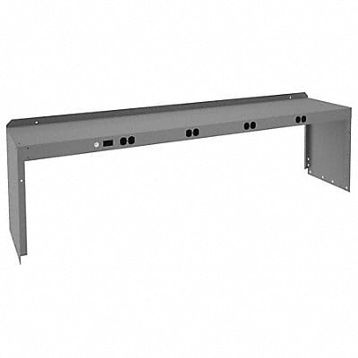 Electrical Shelf Riser 72Wx15Dx18H Gray
