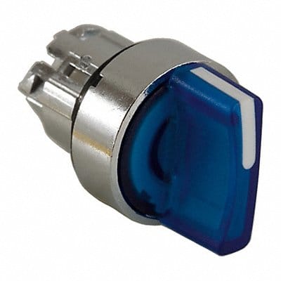 Illum Selector Switch 2 Pos 22mm Blue