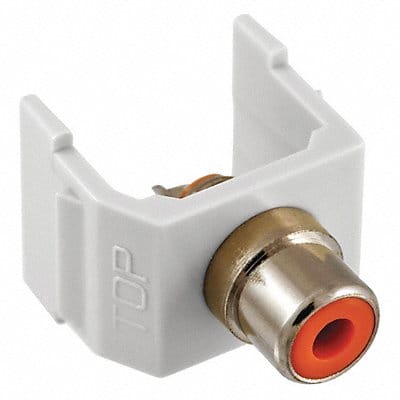 Inline Coupler RCA Duplex White
