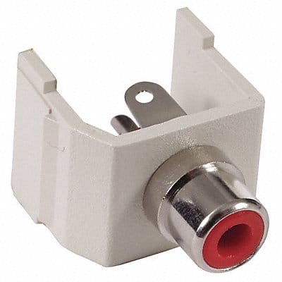 Connector RCA Duplex Light Almond
