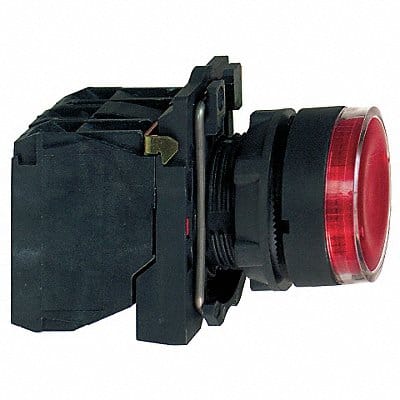 Illuminated Pushbutton LED 24V Red