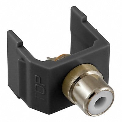 Connector RCA Duplex Black