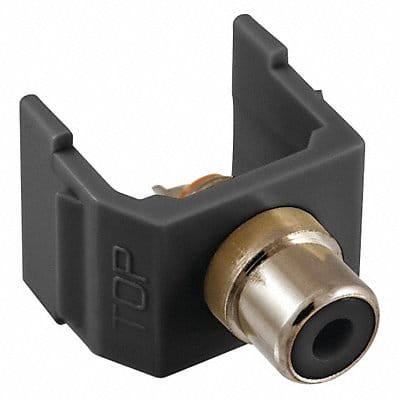 Connector RCA Duplex Black
