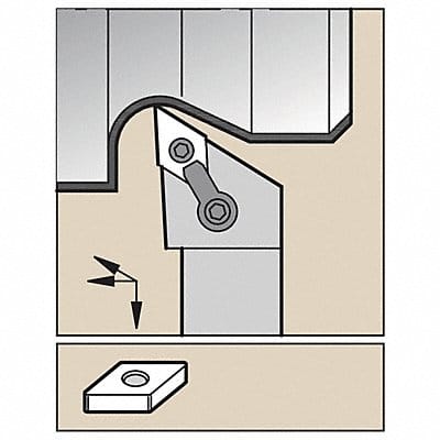 Indexable Toolholder MDJN