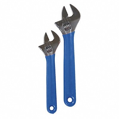 Adj. Wrench Sets Steel Chrome 8 to 10