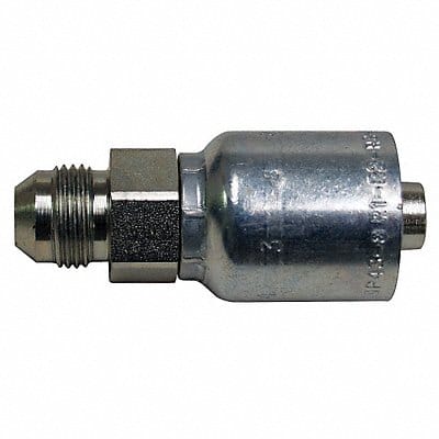 Crimp Fitting 1/4 I.D. M JIC
