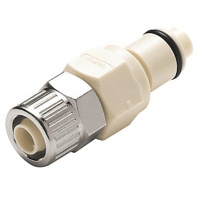 Coupler Polypropylene Natural Push In