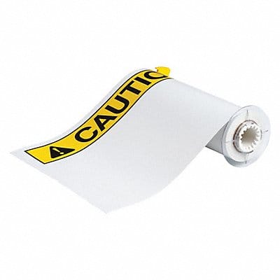 Label White/Yellow/Black 10x14In Vinyl