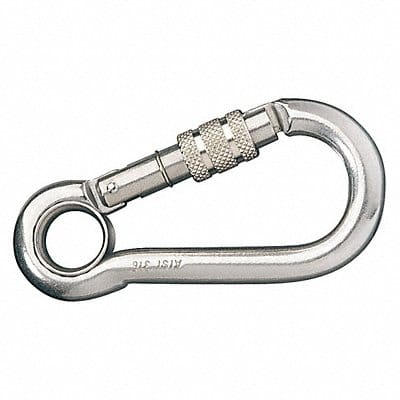 Carabiner Hook Double Lock SS 3/8