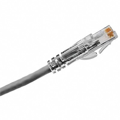 Patch Cord Cat 6A Clear Boot Gray 20 ft.