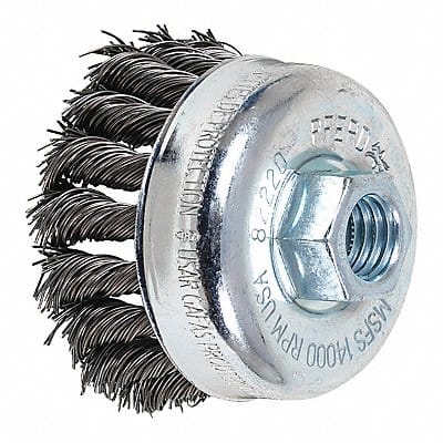 Knot Cup Brush .020CS Wire 2-3/4
