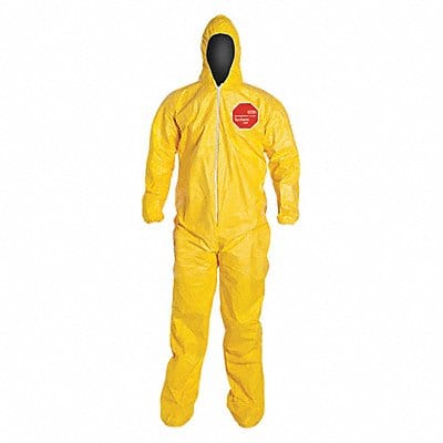 D2255 Coveralls 7XL Ylw Tychem 2000 PK12