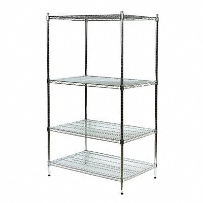 Wire Shlv Unit Cap 600 lb 24inx85inx60in