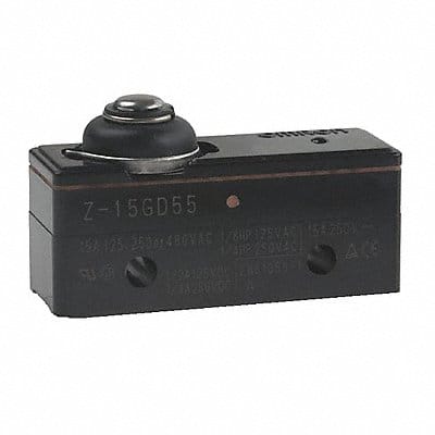 Snap Swch 15A SPDT Short Spring Plunger