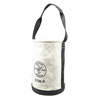 Bucket Bag Canvas Straight Wall OffWhite