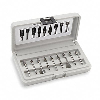 Carbide Bur Sets 1/8 9 Pcs