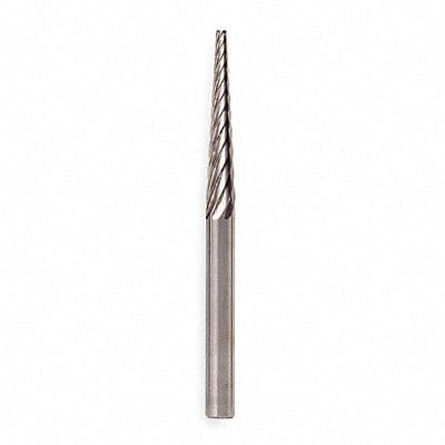 Carbide Bur Pointed Cone 1/4 Single Cut