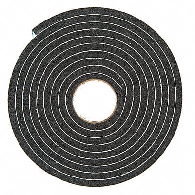 Foam Seal 10 ft 1/2 in W Black PVC