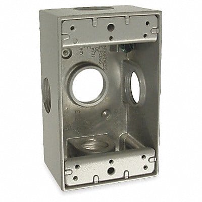 Weatherproof Box 3/4 in Hub 4.5