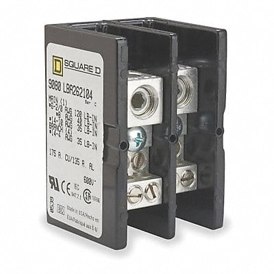 Power Distr Block Al/Cu 600V AC/DC