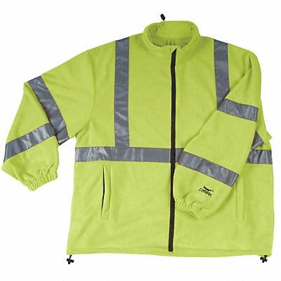 Jacket Safety Type 3 Lime Fleece L