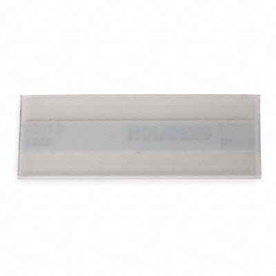 Label Holder Clear Plastic Slide-In