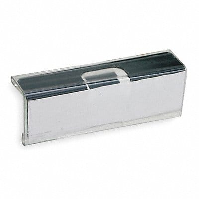 Label Holder Clear Plastic Slide-In