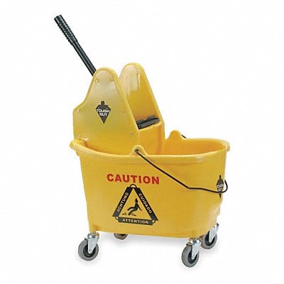 D8085 Mop Bucket and Wringer Yellow 8 3/4 gal
