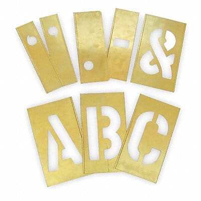 Letter Stencils Letters Brass