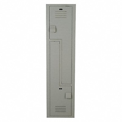 F8485 WrdrbZLckr 2x1Lckr Gray 72 x15 x18 Assm