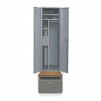 Wardrobe Locker 3opng Dark Gray Assm Wardrobe Locker 3opng Dark Gray Assm