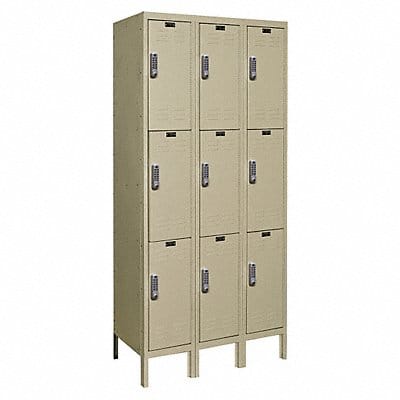 Lckr 3x3Lckr Tan 78 x36 x12 UnAssm
