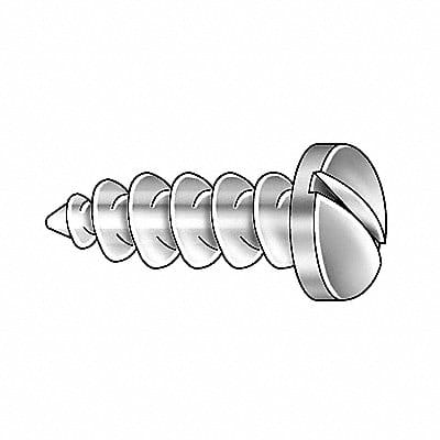 Scrw Sz #8 Zinc 1/2 L PK100