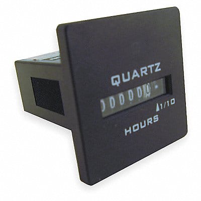 Hour Meter Panel Square 10-80 VDC