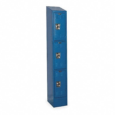 D4828 Wrdrb Lockr Lvrd 1 Wd 3 Tier Marine Blue