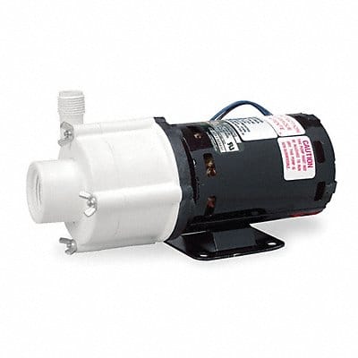 Magnt Drv Pmp 1/2in NPT 1/8hp Glss PP