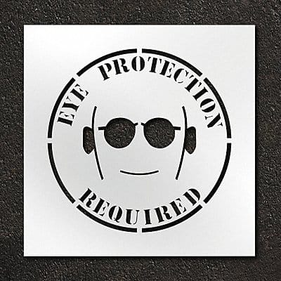 Stencil Eye Protection 24 in