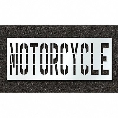 Pavement Stencil Motorcycle 36 in