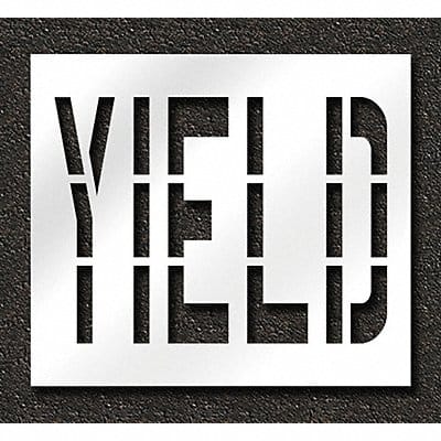 Pavement Stencil Yield 36 in Pavement Stencil Yield 36 in