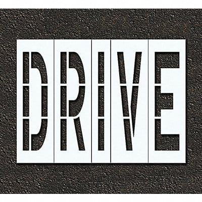 Pavement Stencil Drive 48 in
